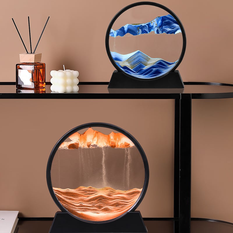 CalmScape™ - Moving Sand Art Hourglass