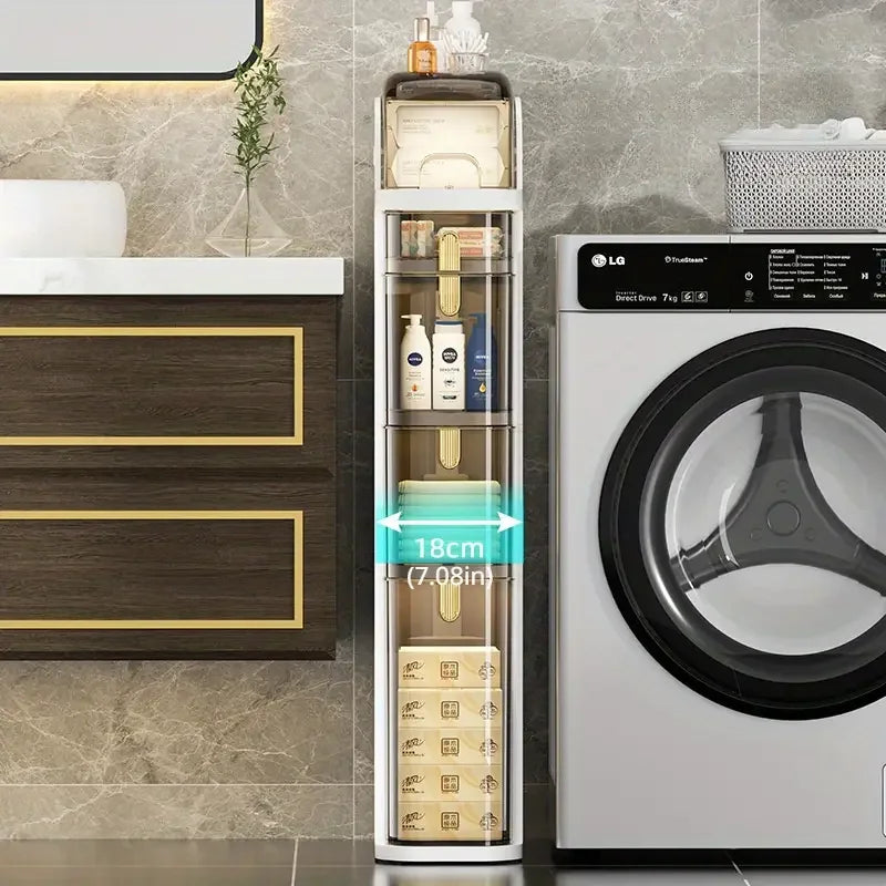 RollEase™ – Smooth-Glide Storage for Your Bathroom