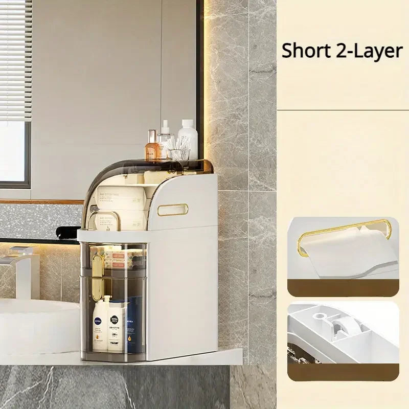 RollEase™ – Smooth-Glide Storage for Your Bathroom