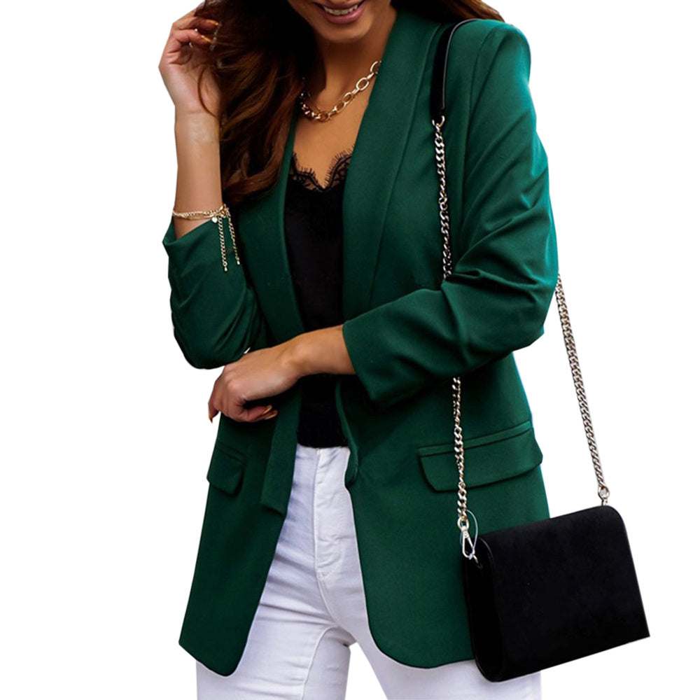 Women’s Elegant Blazer – Open Front Casual Jacket