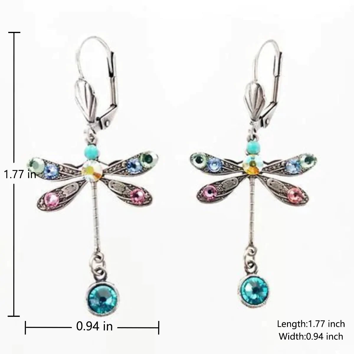 Vintage Dragonfly Earrings