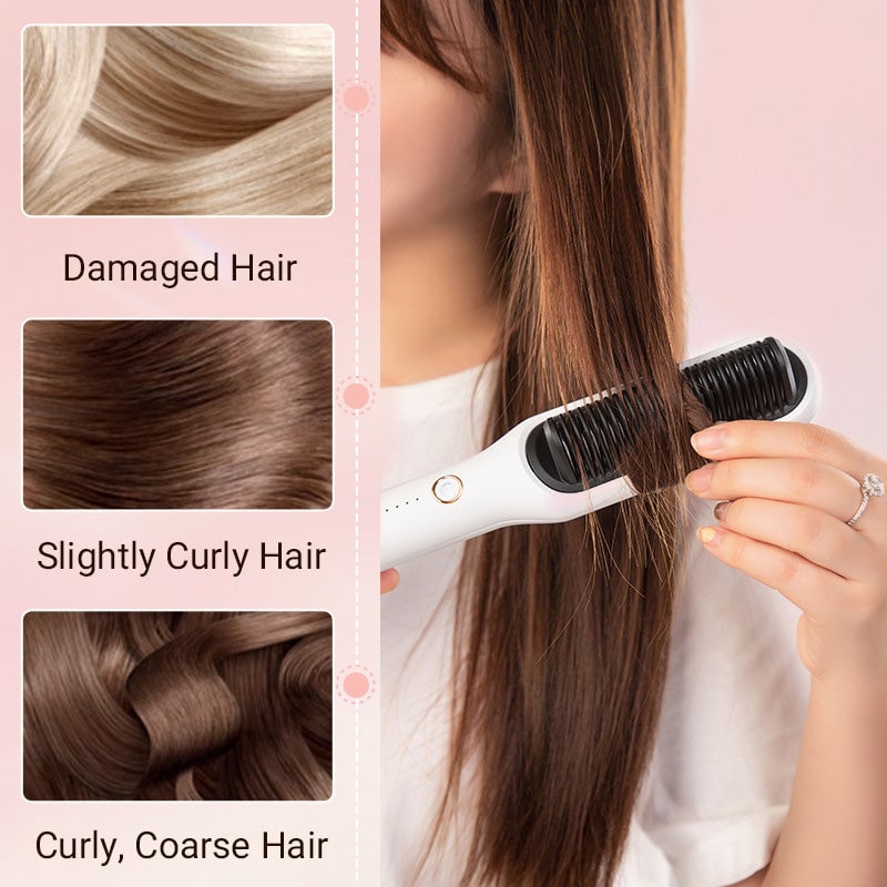 IonGlow™ - Negative Ion Hair Straightener Styling Comb