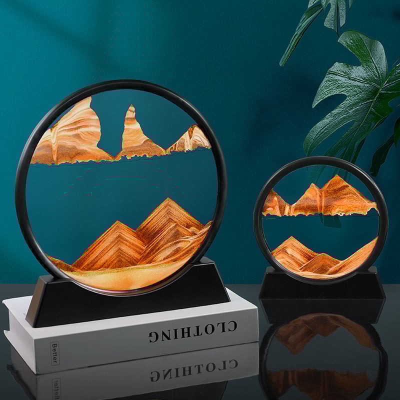 CalmScape™ - Moving Sand Art Hourglass