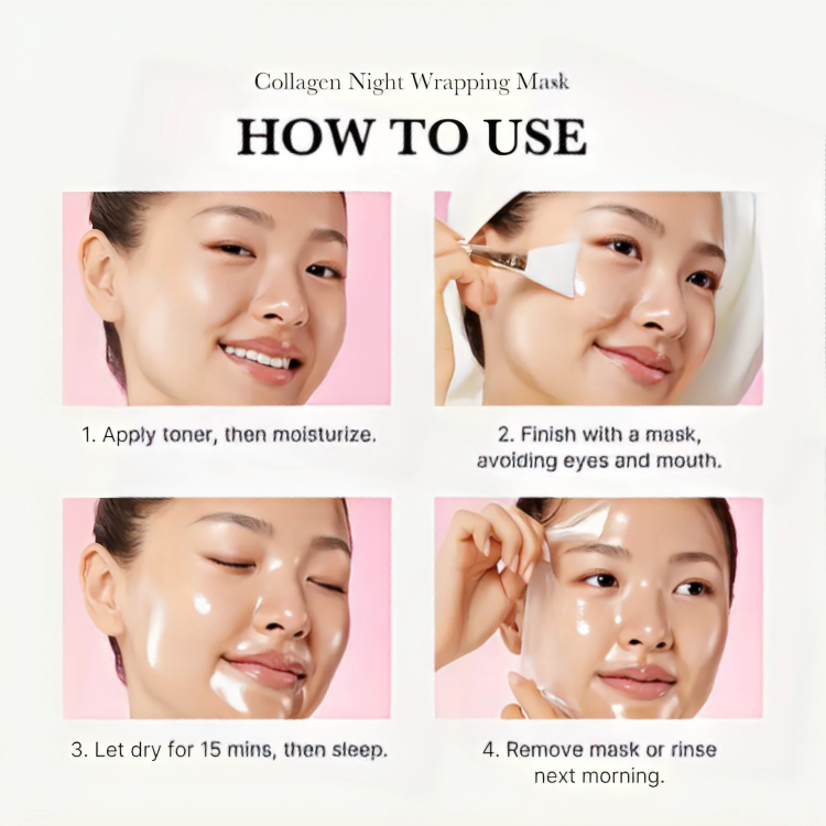 Collagen Night Wrapping Mask - Wake Up to Skin That Looks 5 Years Younger