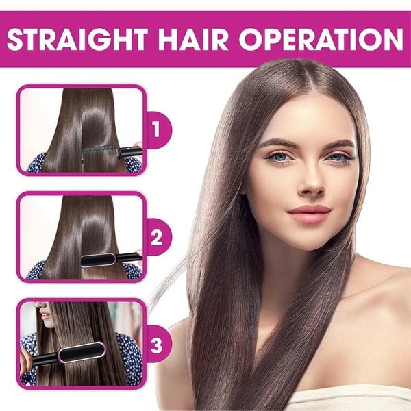 IonGlow™ - Negative Ion Hair Straightener Styling Comb