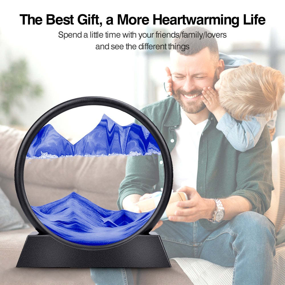 CalmScape™ - Moving Sand Art Hourglass