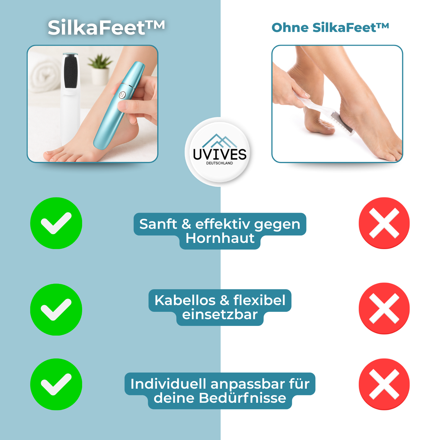 SilkaFeet™ – Effortless, Smooth, Well-Groomed Feet
