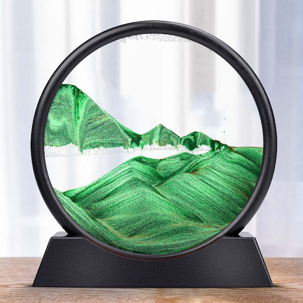 CalmScape™ - Moving Sand Art Hourglass
