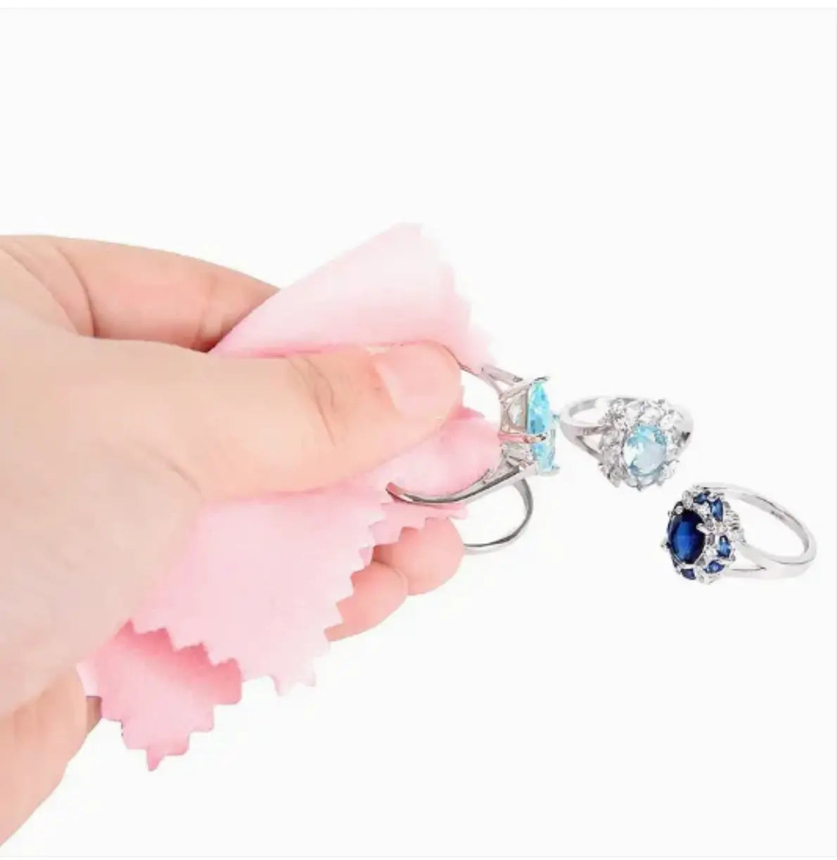 Claire's premium jewelry cleaning wipes - 50 pieces for a radiant shine