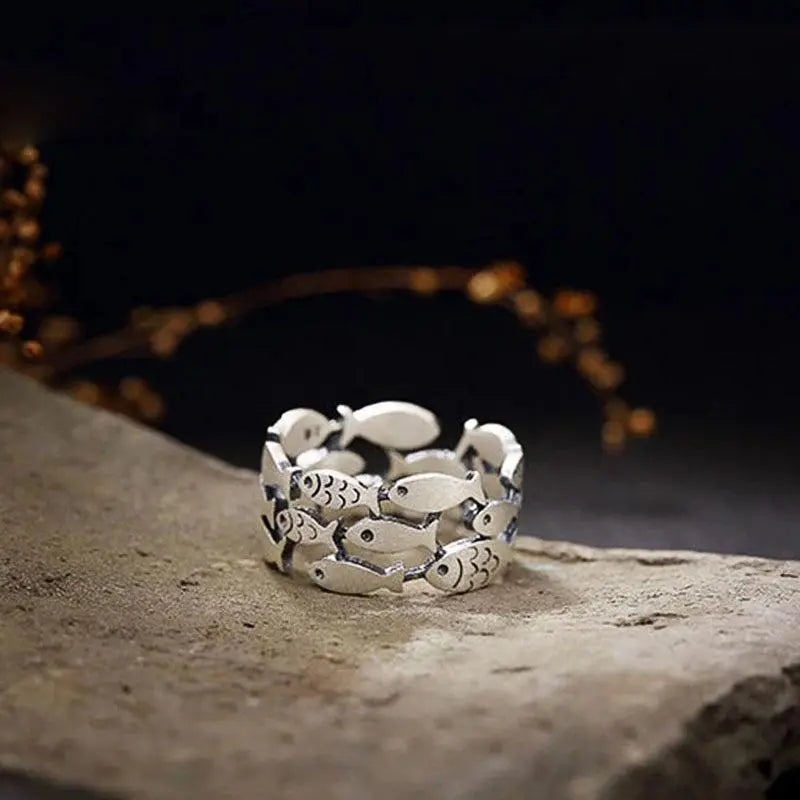 Silver Fish Ring