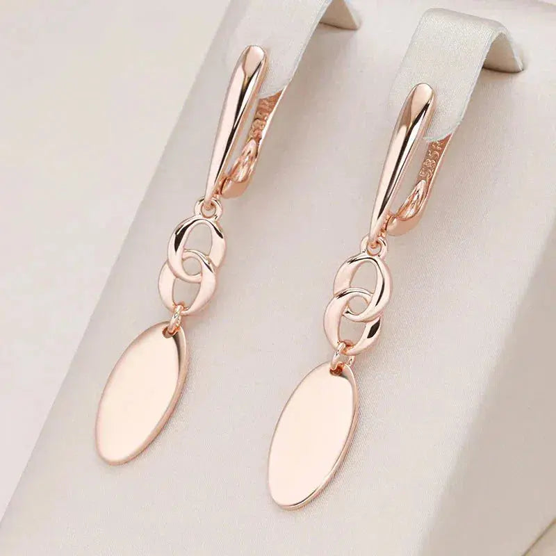 Elegant Rose Gold Earrings