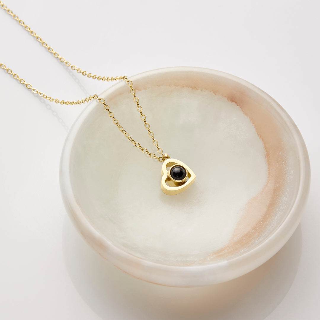 Personalized photo necklace with your own image