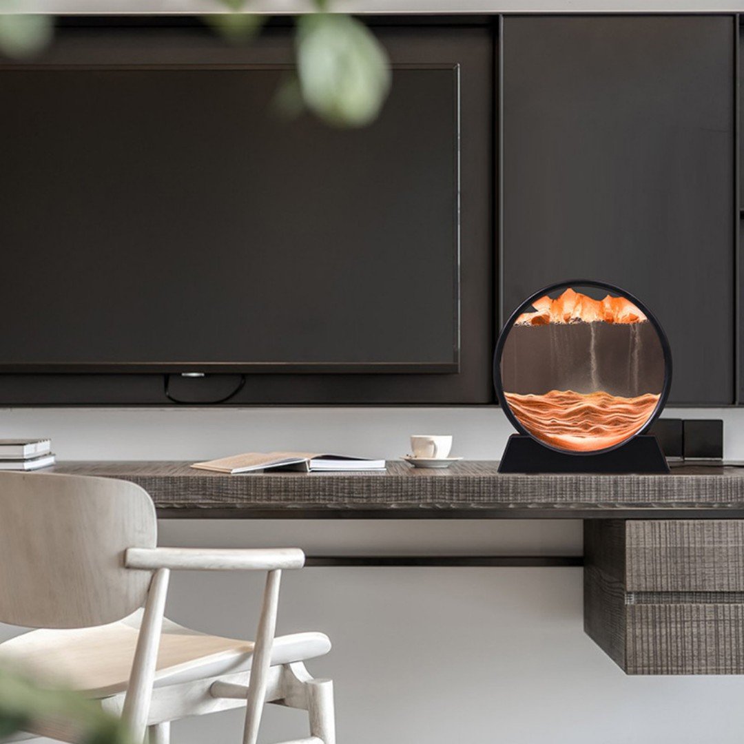 CalmScape™ - Moving Sand Art Hourglass