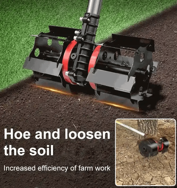 WheelEase™ - Durable Gardening Tool For Easy Soil Turning