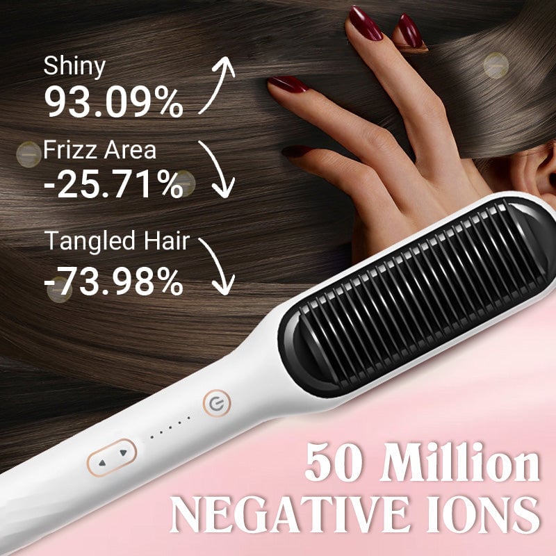 IonGlow™ - Negative Ion Hair Straightener Styling Comb