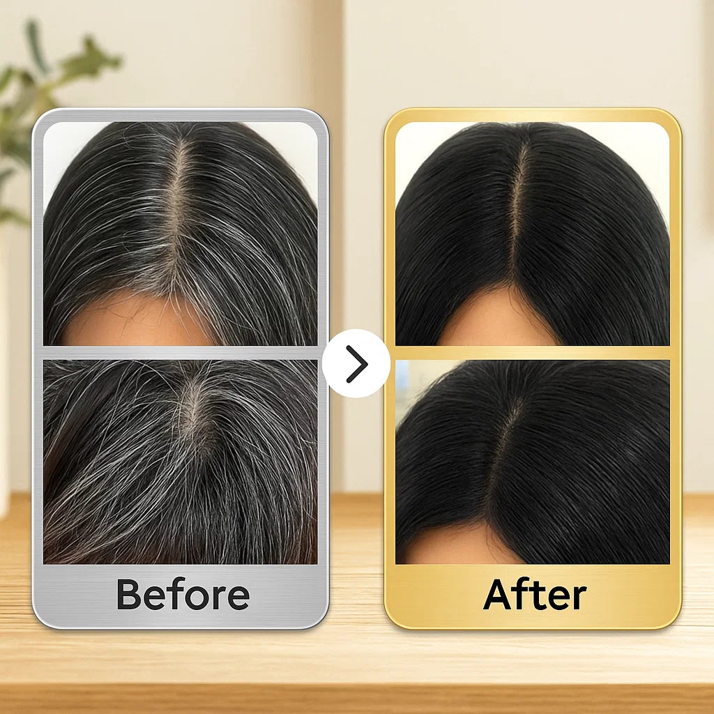 Immediate Hair Colour Stick with Built-In Comb - The 30-Second Fix for Grey Roots