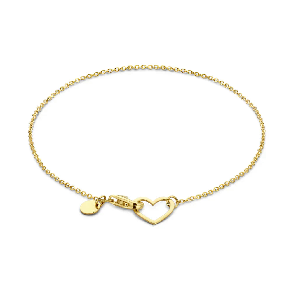 Lilou Heart Bracelet | Gold