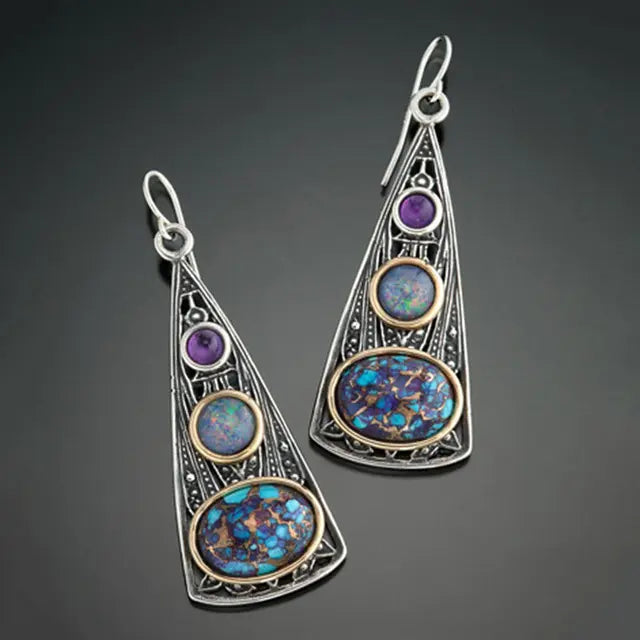 Cosmic Boho Earrings made of Sterling Silver