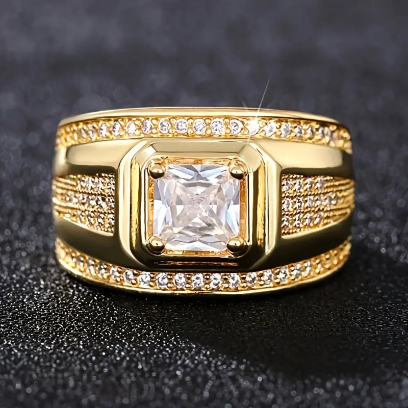 Golden Bright Ring