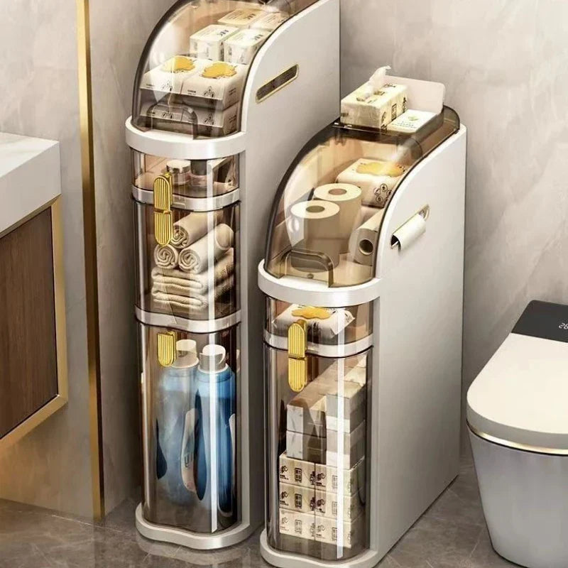 RollEase™ – Smooth-Glide Storage for Your Bathroom